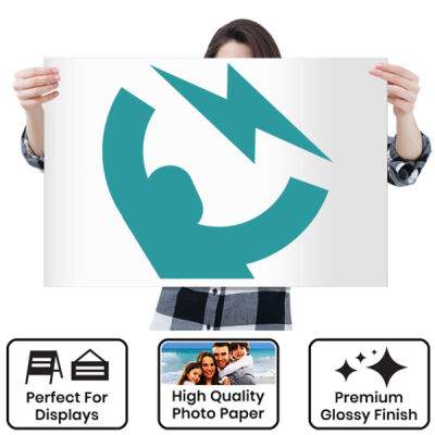 Merch Instant Logo - Poster 24x36 Horizontal Thumbnail