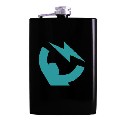 Merch Instant Logo - 8oz Hip Flask Thumbnail